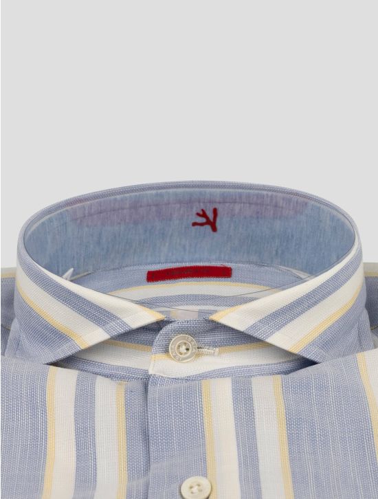 Isaia Isaia Multicolor Cotton Shirt Multicolor 001