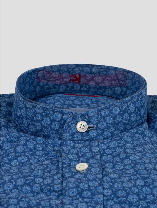 Isaia Isaia Blue Cotton Shirt Blue 001