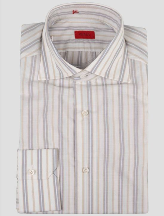 Isaia Isaia Multicolor Cotton Shirt Multicolor 000