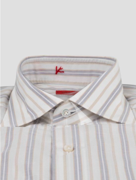 Isaia Isaia Multicolor Cotton Shirt Multicolor 001