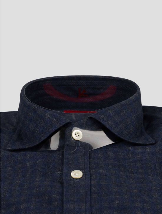 Isaia Isaia Blue Cotton Shirt Blue 001