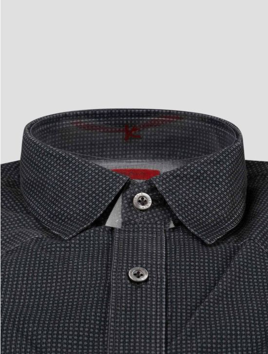 Isaia Isaia Gray Cotton Shirt Gray 001