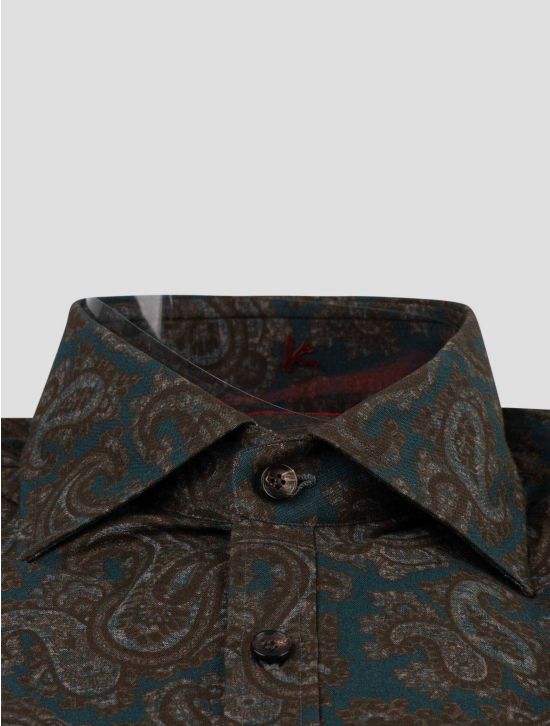 Isaia Isaia Multicolor Cotton Shirt Multicolor 001