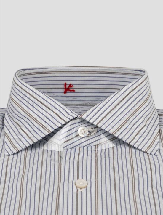 Isaia Isaia Multicolor Cotton Shirt Multicolor 001