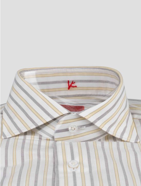 Isaia Isaia Multicolor Cotton Shirt Multicolor 001