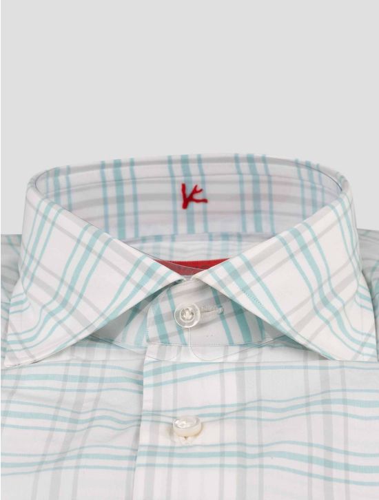 Isaia Isaia Multicolor Cotton Shirt Multicolor 001