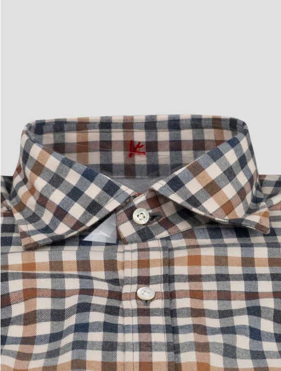 Isaia Isaia Multicolor Cotton Shirt Multicolor 001