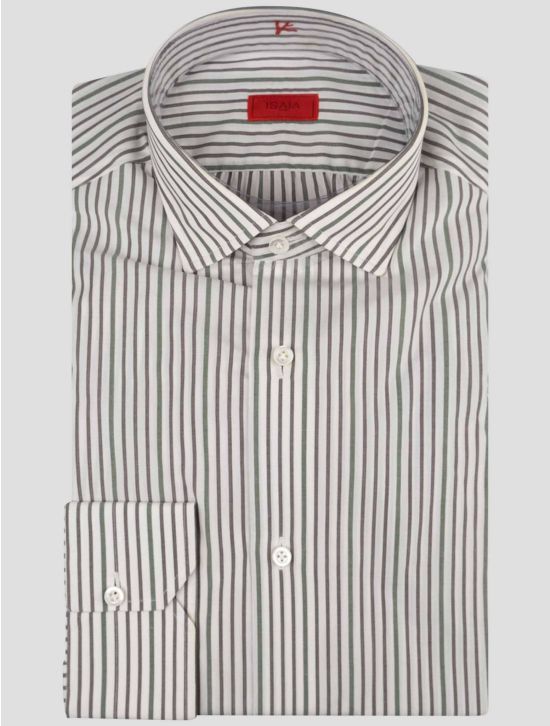 Isaia Isaia Multicolor Cotton Shirt Multicolor 000