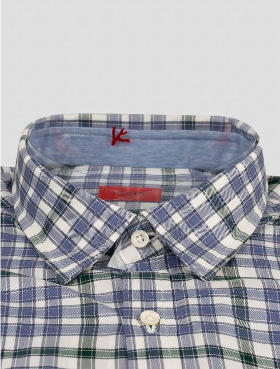 Isaia Isaia Multicolor Cotton Shirt Multicolor 001