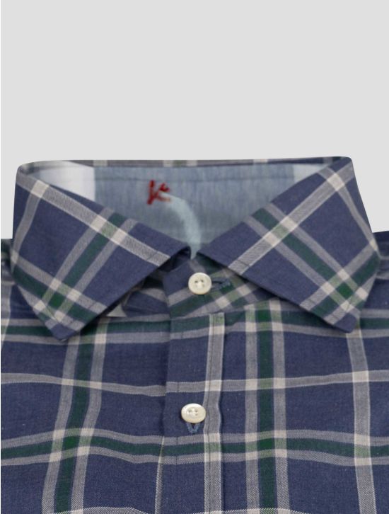 Isaia Isaia Multicolor Cotton Shirt Multicolor 001