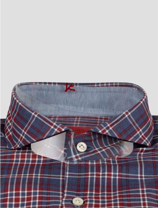 Isaia Isaia Multicolor Cotton Shirt Multicolor 001