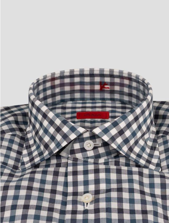 Isaia Isaia Multicolor Cotton Shirt Multicolor 001