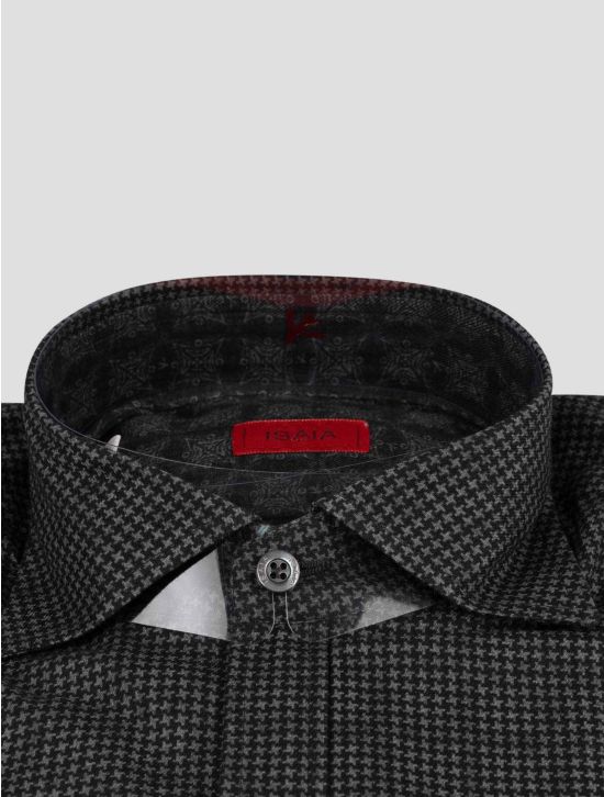 Isaia Isaia Gray Cotton Shirt Gray 001