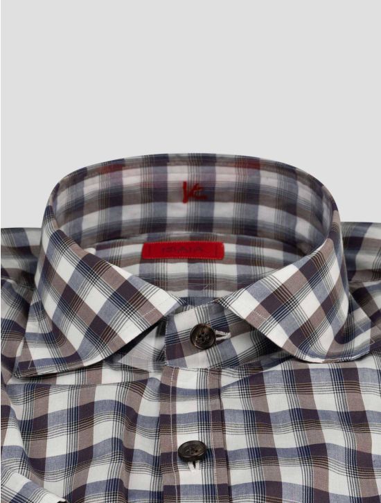 Isaia Isaia Multicolor Cotton Shirt Multicolor 001