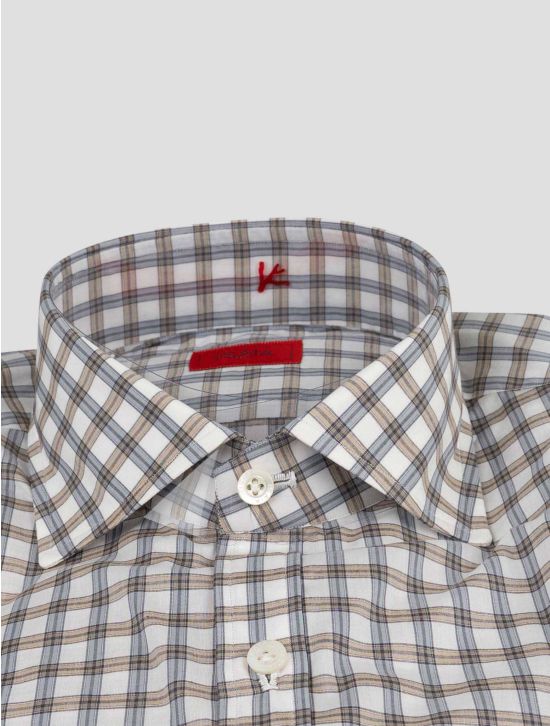 Isaia Isaia Multicolor Cotton Shirt Multicolor 001