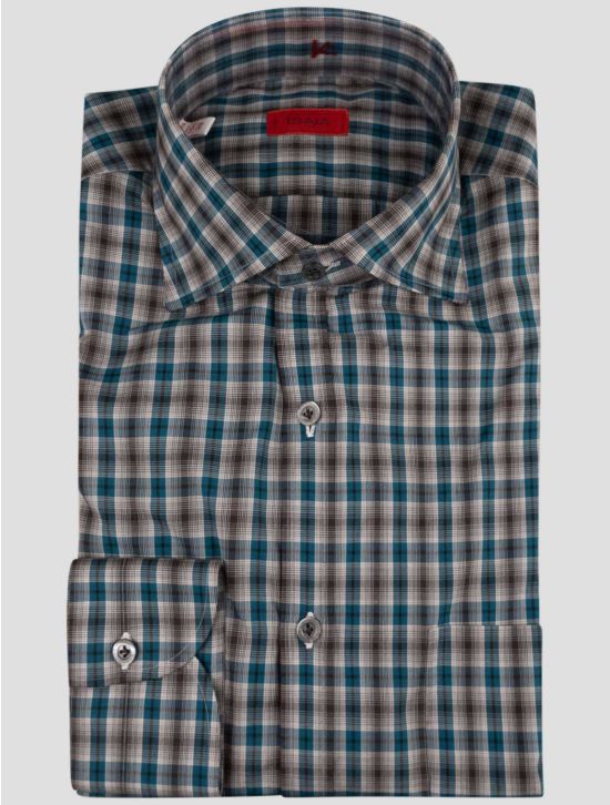 Isaia Isaia Multicolor Cotton Shirt Multicolor 000