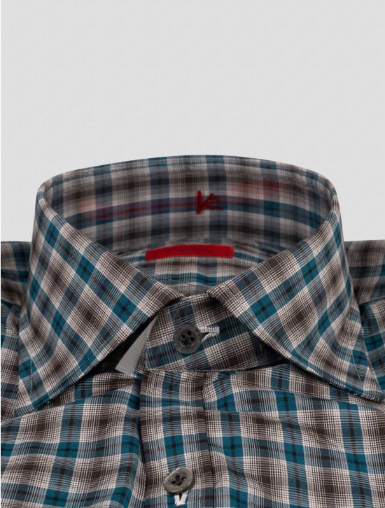 Isaia Isaia Multicolor Cotton Shirt Multicolor 001