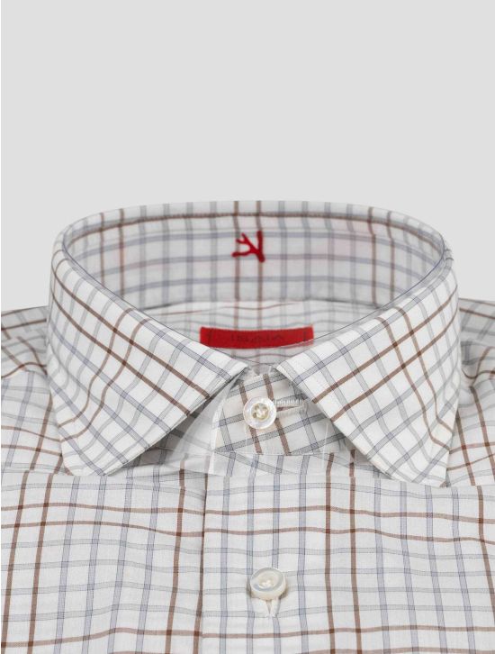 Isaia Isaia Multicolor Cotton Shirt Multicolor 001