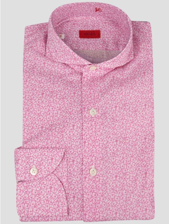 Isaia Isaia Pink Cotton Shirt Pink 000