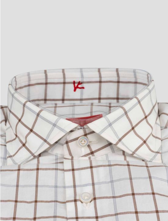 Isaia Isaia Multicolor Cotton Shirt Multicolor 001