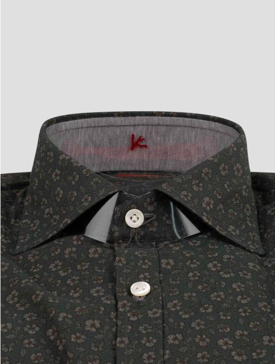 Isaia Isaia Green Cotton Shirt Green 001