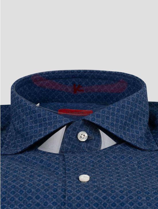 Isaia Isaia Blue Cotton Shirt Blue 001