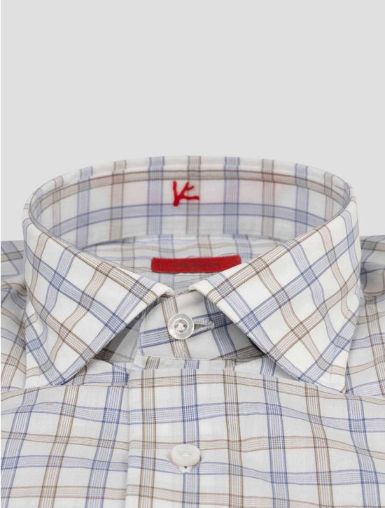 Isaia Isaia Multicolor Cotton Shirt Multicolor 001