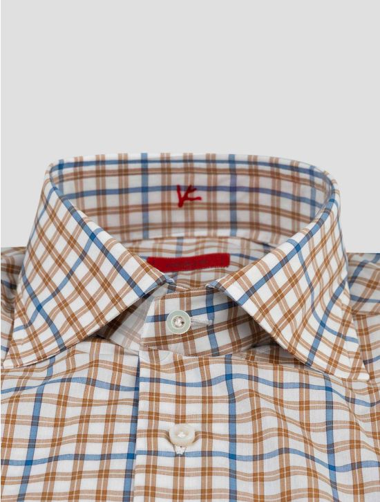 Isaia Isaia Multicolor Cotton Shirt Multicolor 001