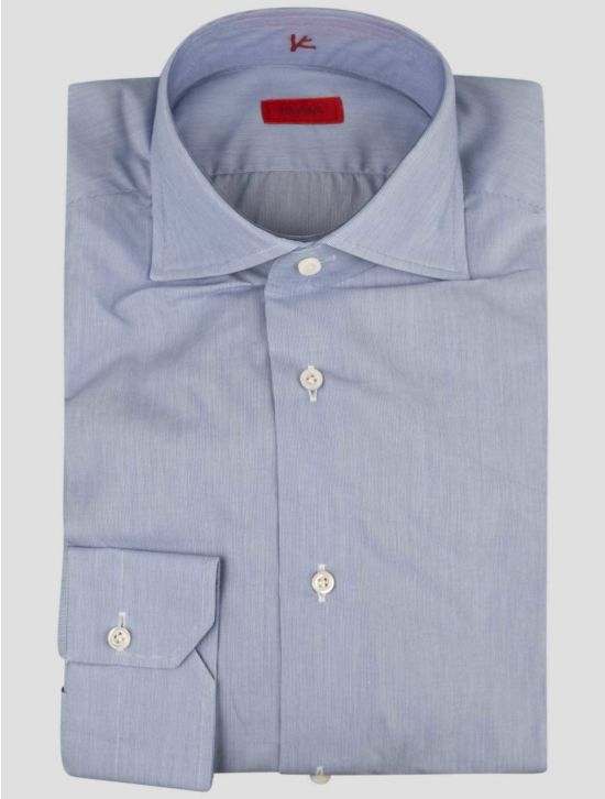 Isaia Isaia Light Blue Cotton Shirt Light Blue 000