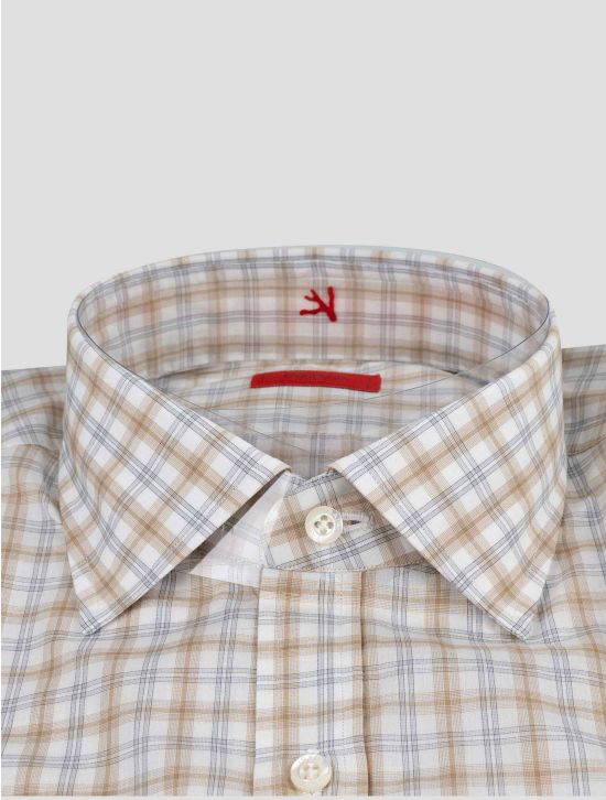 Isaia Isaia Multicolor Cotton Shirt Multicolor 001