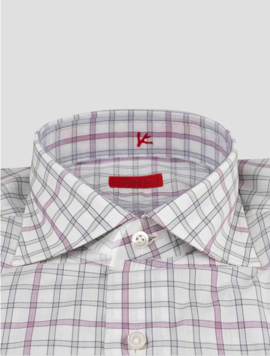 Isaia Isaia Multicolor Cotton Shirt Multicolor 001