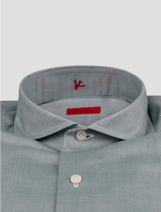 Isaia Isaia Light Blue Cotton Shirt Light Blue 001