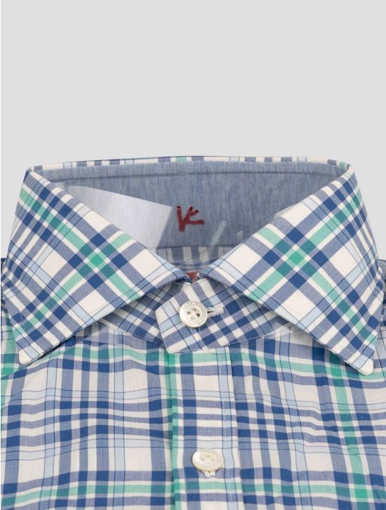 Isaia Isaia Multicolor Cotton Shirt Multicolor 001