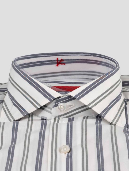 Isaia Isaia Multicolor Cotton Shirt Multicolor 001