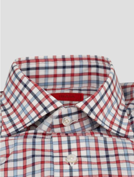 Isaia Isaia Multicolor Cotton Shirt Multicolor 001