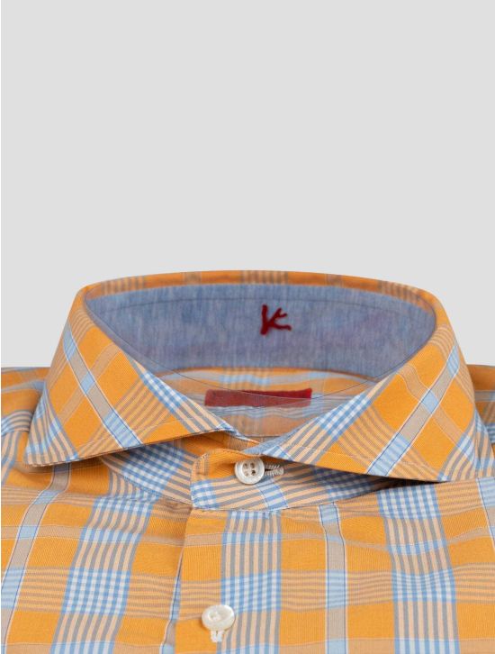 Isaia Isaia Multicolor Cotton Shirt Multicolor 001