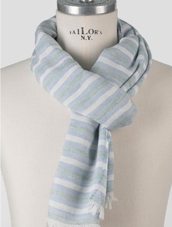 Isaia Isaia Multicolor Cotton Silk Scarf Multicolor 001