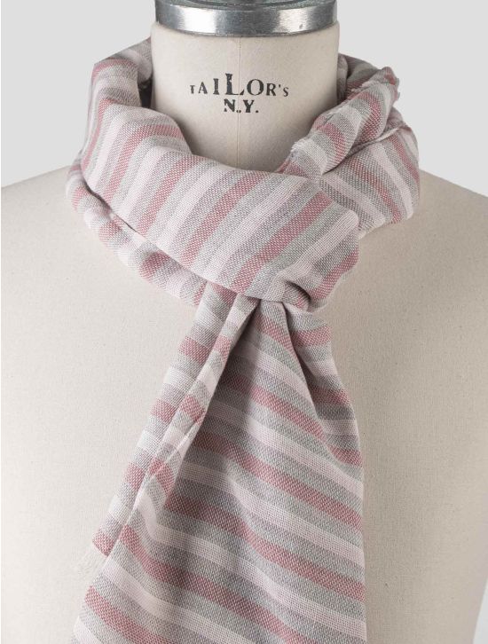 Isaia Isaia Multicolor Cotton Scarf Multicolor 001