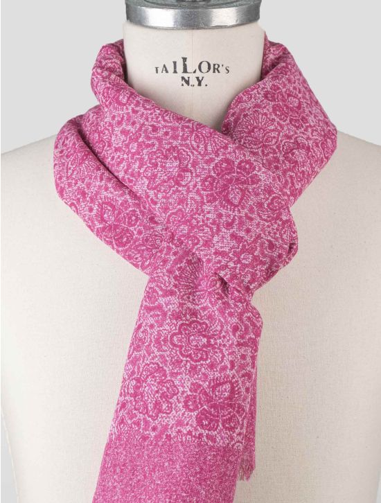 Isaia Isaia Pink Cotton Linen Scarf Pink 001