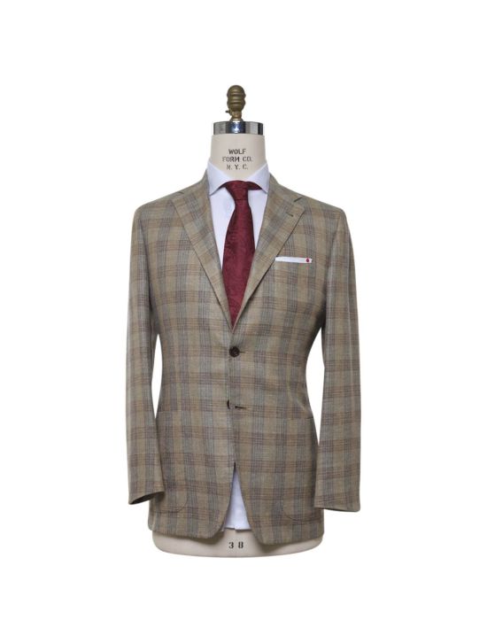 Kiton KITON Multicolor Silk Linen Virgin Wool Blazer Multicolor 000