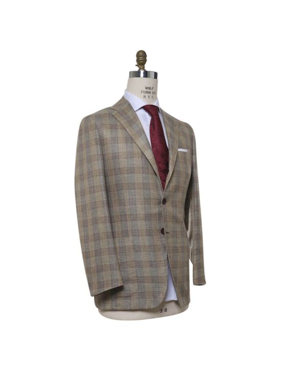 Kiton KITON Multicolor Silk Linen Virgin Wool Blazer Multicolor 001