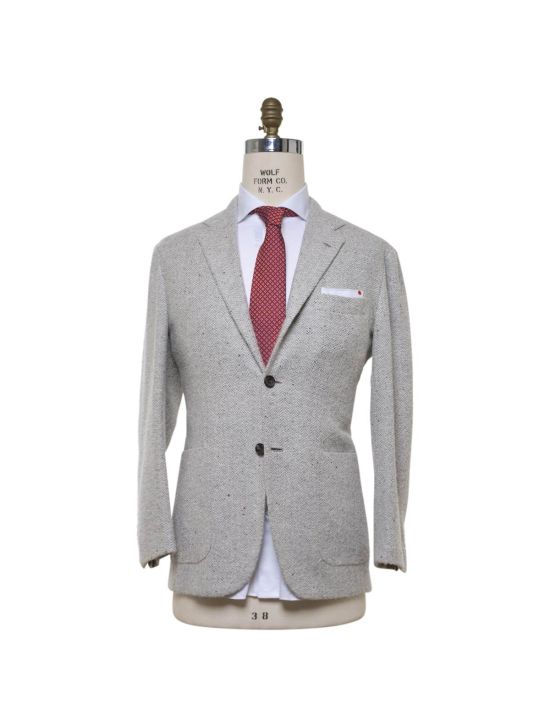 Kiton KITON Gray Cashmere Silk Blazer Gray 000