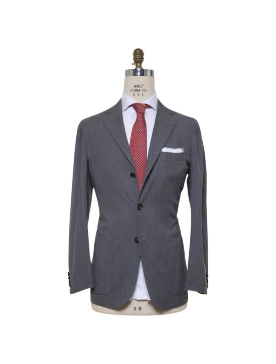 Kiton KITON Gray Cotton Blazer Gray 000