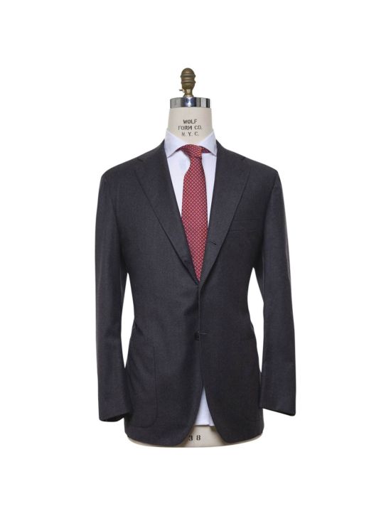 Kiton KITON Gray Wool Blazer Gray 000