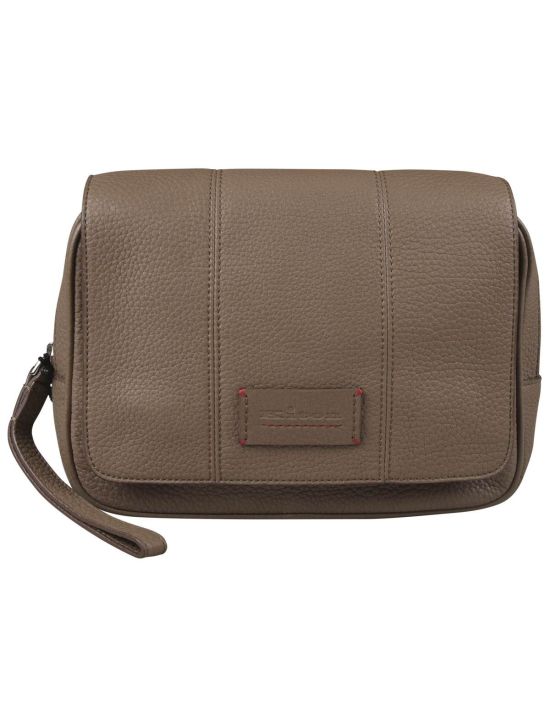 Kiton KITON Beige Leather Calfskin Ladybag Beige 000