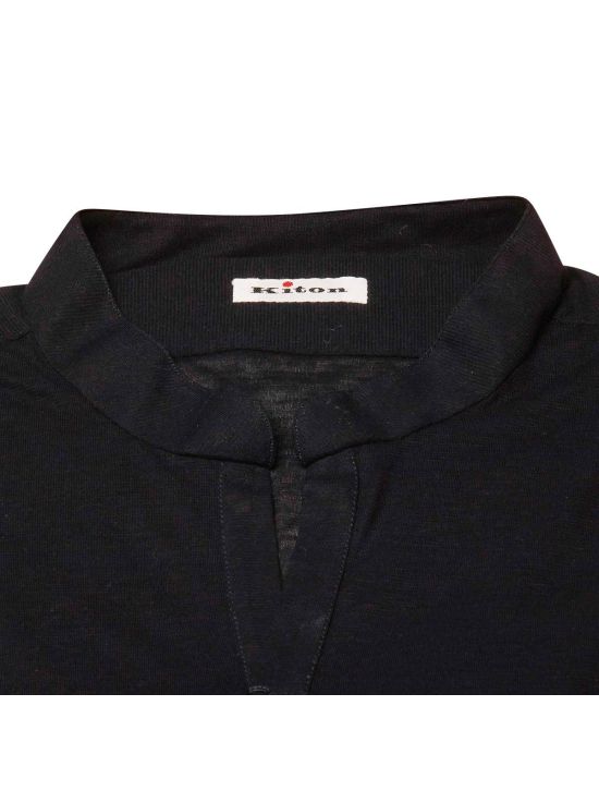 Kiton KITON Blue Cotton Korean Shirt Blue 001