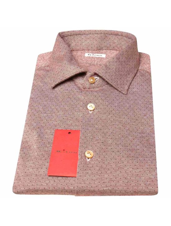 Kiton KITON Burgundy Cotton Shirt Burgundy 000