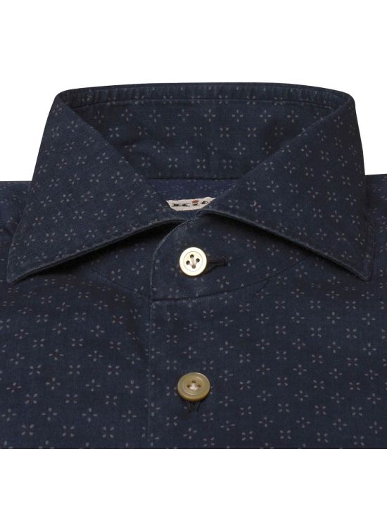 Kiton KITON Blue Cotton Shirt Blue 001