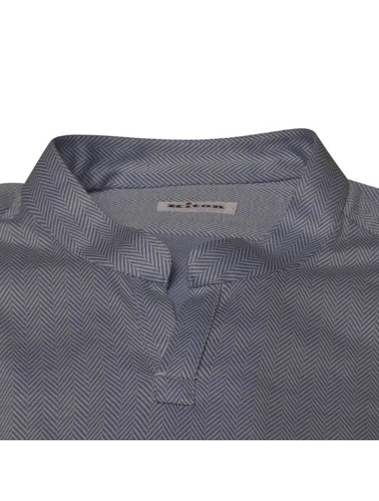 Kiton KITON Light Blue Cotton Korean Shirt Light Blue 001