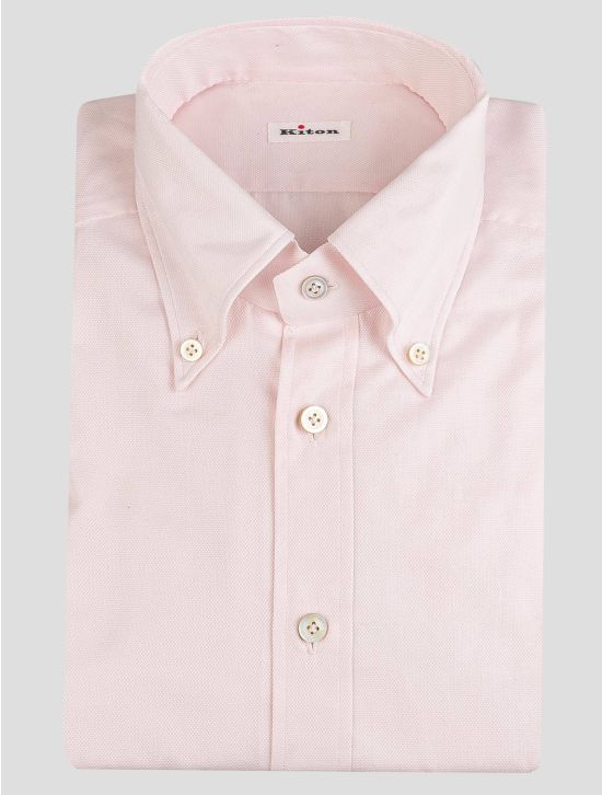 Kiton Kiton Pink Cotton Shirt Pink 000